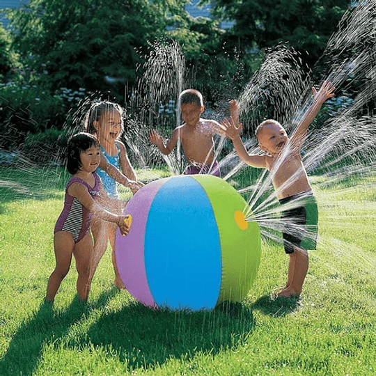 Rociador De Agua Pelota De Playa Para Niños Verano Sprinkler