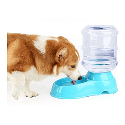 Dispensador De Agua + Comida Para Mascotas