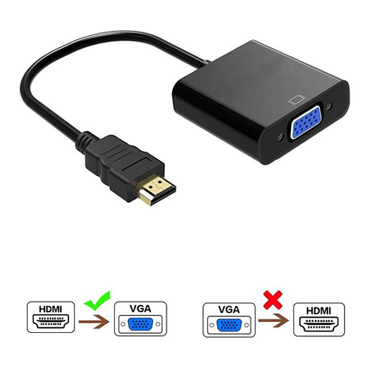 Adaptador Conversor de VGA a HDMI