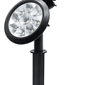 Foco Farol 9 Led Panel Solar Estaca Tierra Jardín Pared 