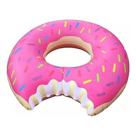 Flotador Inflable Diseño Donut 120cm Piscinas Niños Verano