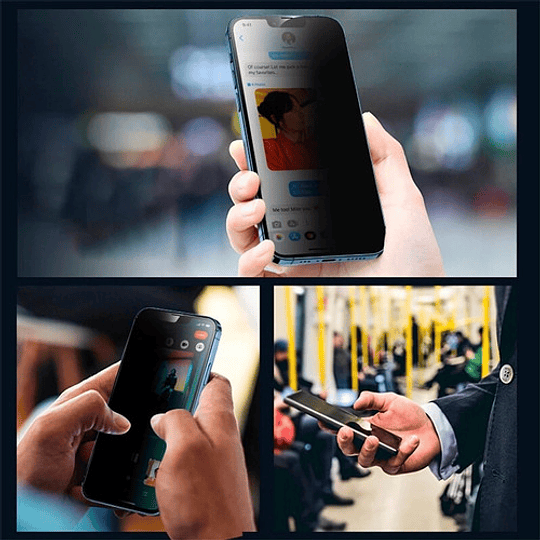 Lamina Pantalla Anti Espía Para iPhone (todos Los Modelos)