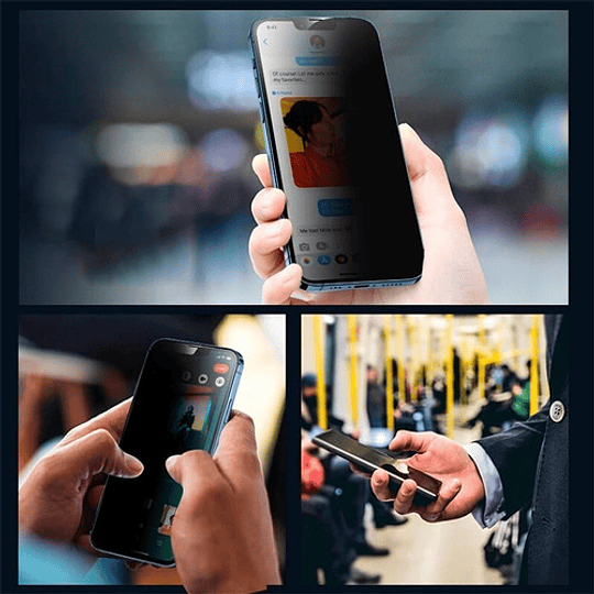 Lamina Pantalla Anti Espía Para iPhone (todos Los Modelos)