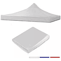 Carpa Lona Repuesto Toldo 3x3 Impermeable Filtro Uv Blanca