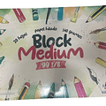 Pack 5 Block De Dibujo Medium 99 1/8 20 Hojas 140gr