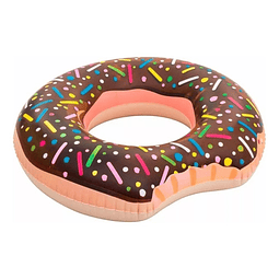 Flotador Inflable Diseño Donut 120cm Piscinas Niños Verano