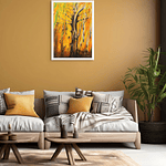 Forest in flames - Print