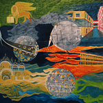 St Mark's Square in Murano - Print