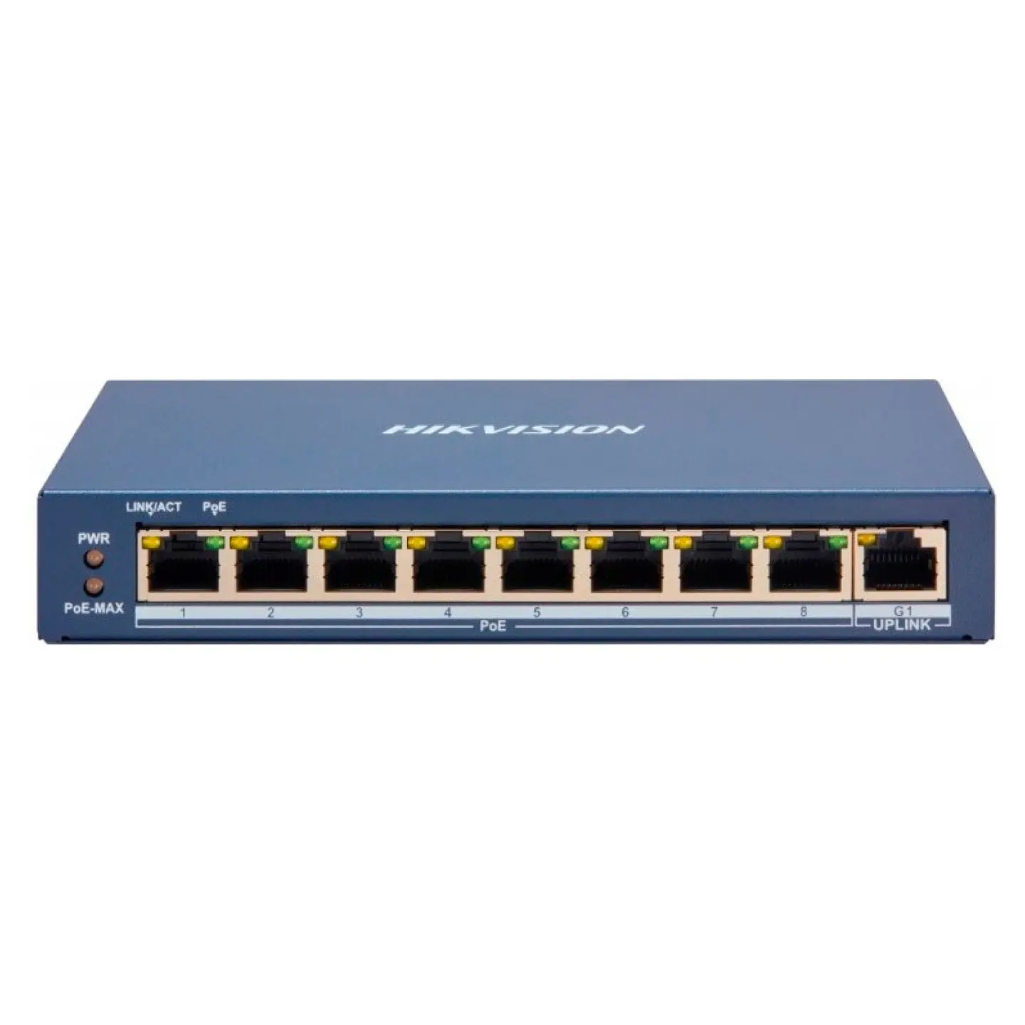 Switch Smart 8Puertos Poe Hikvision Gestionable 110 Watts 1