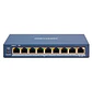 Switch Smart 8Puertos Poe Hikvision Gestionable 110 Watts - Miniatura 1
