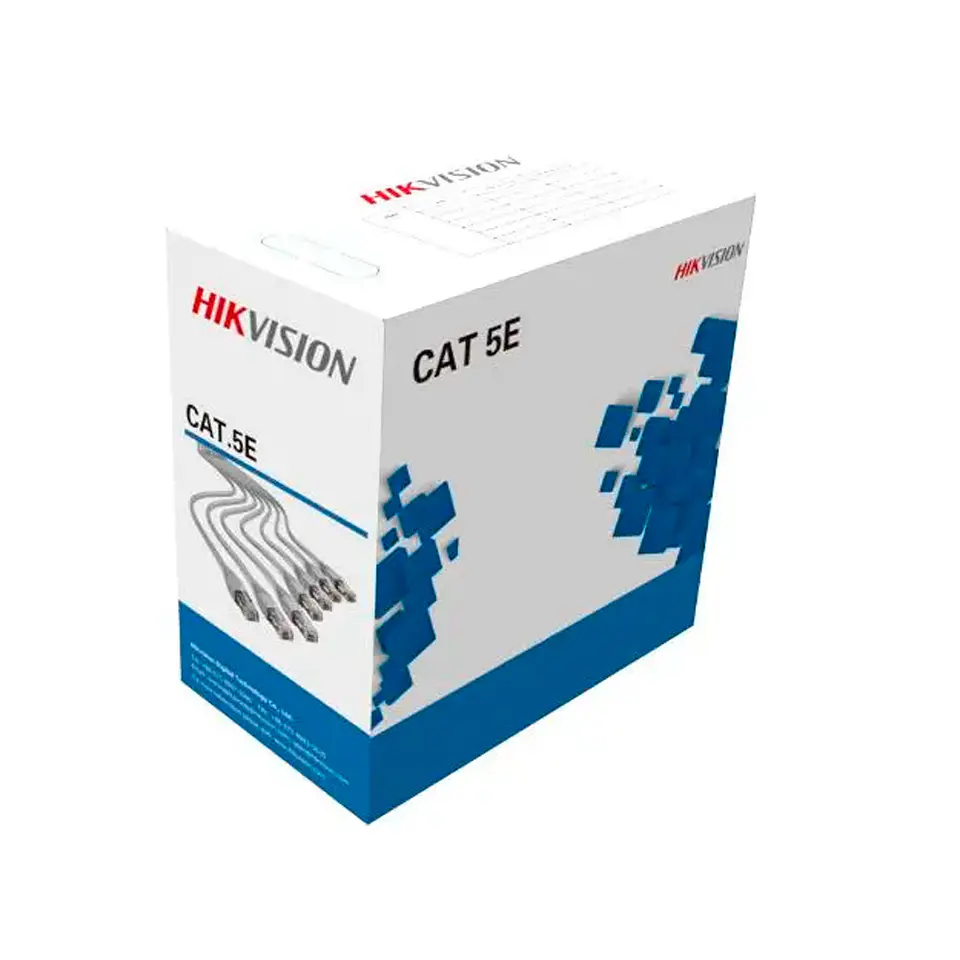 Hikvision Cable de Red UTP 4 Pares CAT5 1