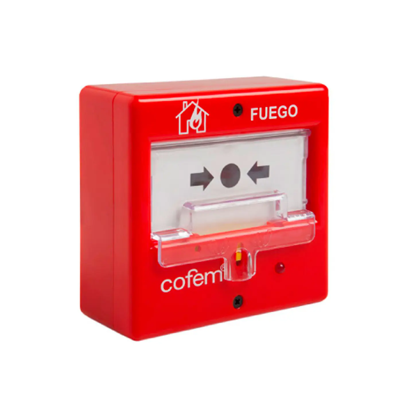 Pulsador de Alarma de Incendios Cofem Pucay Rearmable Manual 1