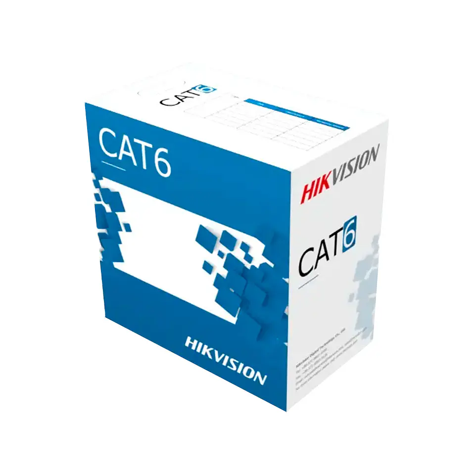 Hikvision Cable de Red UTP 4 Pares CAT6 2