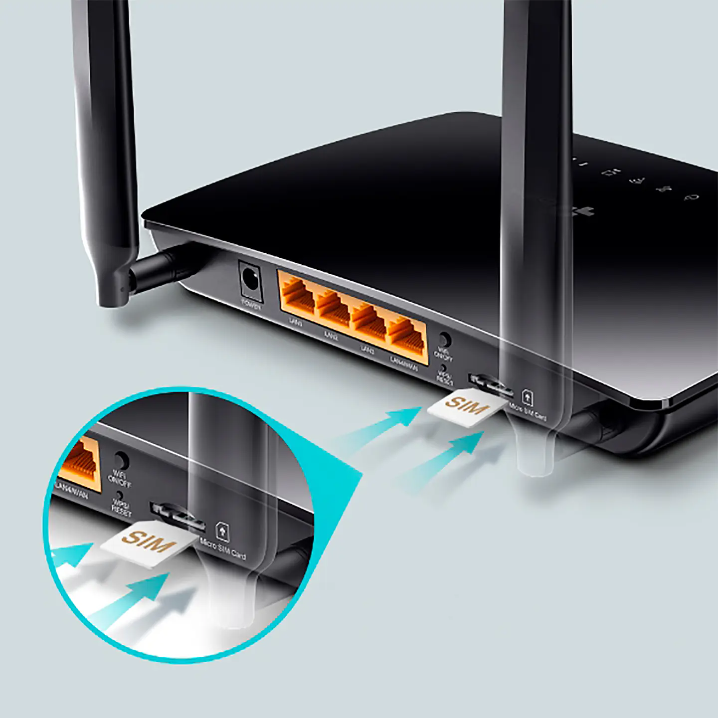 Router Inalámbrico TP-Link MR6400 4G LTE 300 Mbps 4