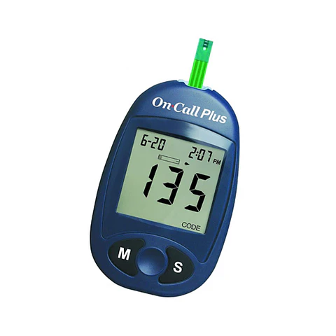 Glucómetro On Call Plus Monitoreo de Glucosa en Sangre