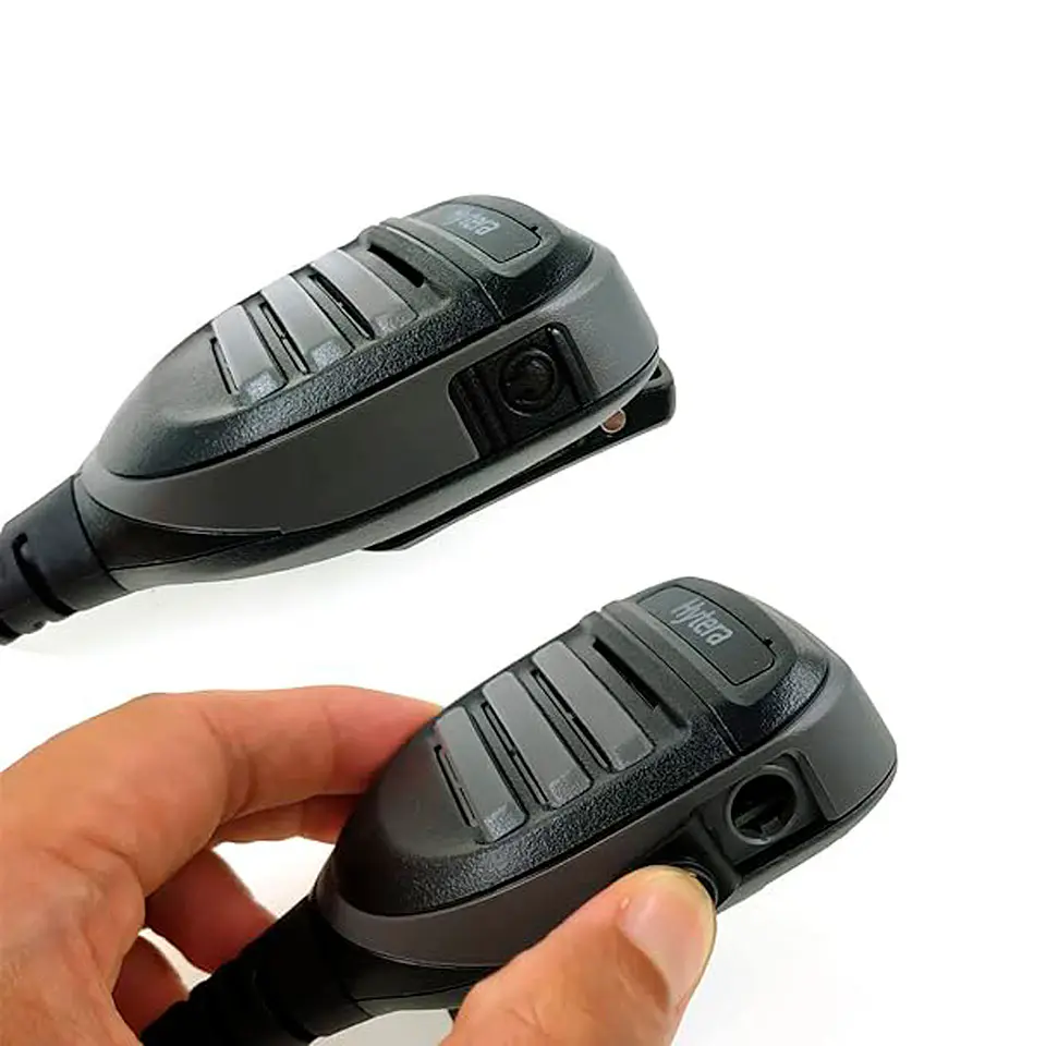 Micrófono Altavoz Hytera Conector 3.5mm Clip Giratorio 2