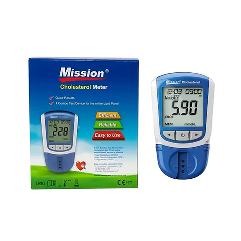 Medidor Digital de Colesterol Mission 3en1