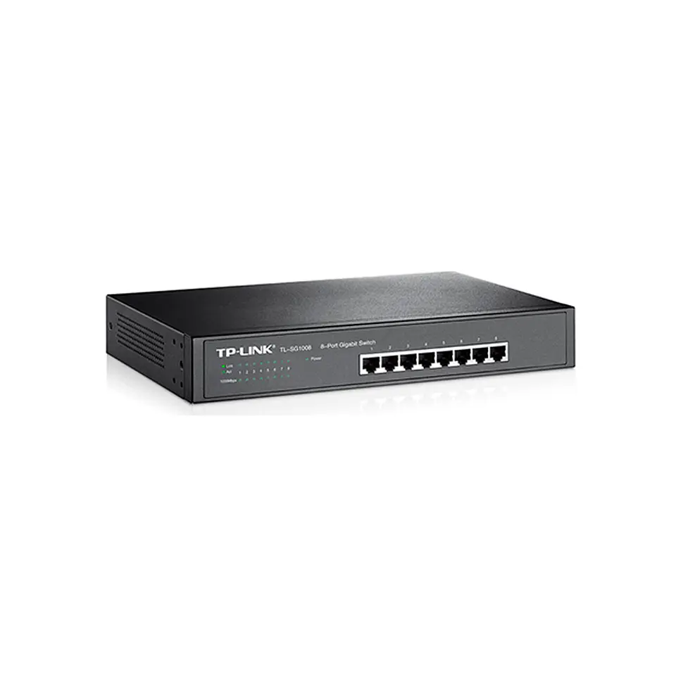Switch TP-Link TL-SG1008 de 8 Puertos Gigabit Case Metálico 1