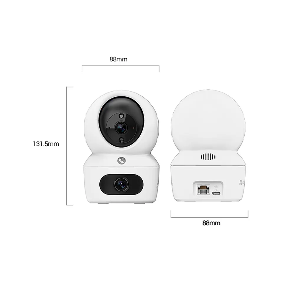 Cámara Ezviz Lente Dual H7C-R100-8G44WF IP Interior  2K+  8Mp Wifi 3
