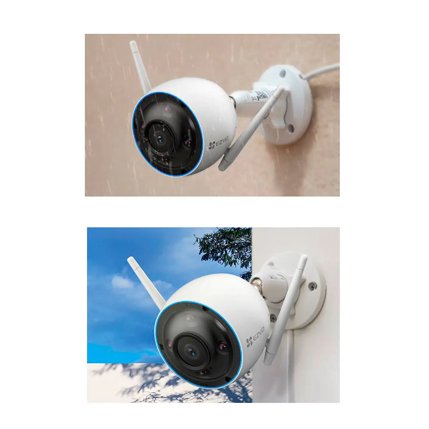 Cámara Ezviz IP H3-R100-1J5WKFL Exterior 5Mp Wifi  3K IR 30Mts 4
