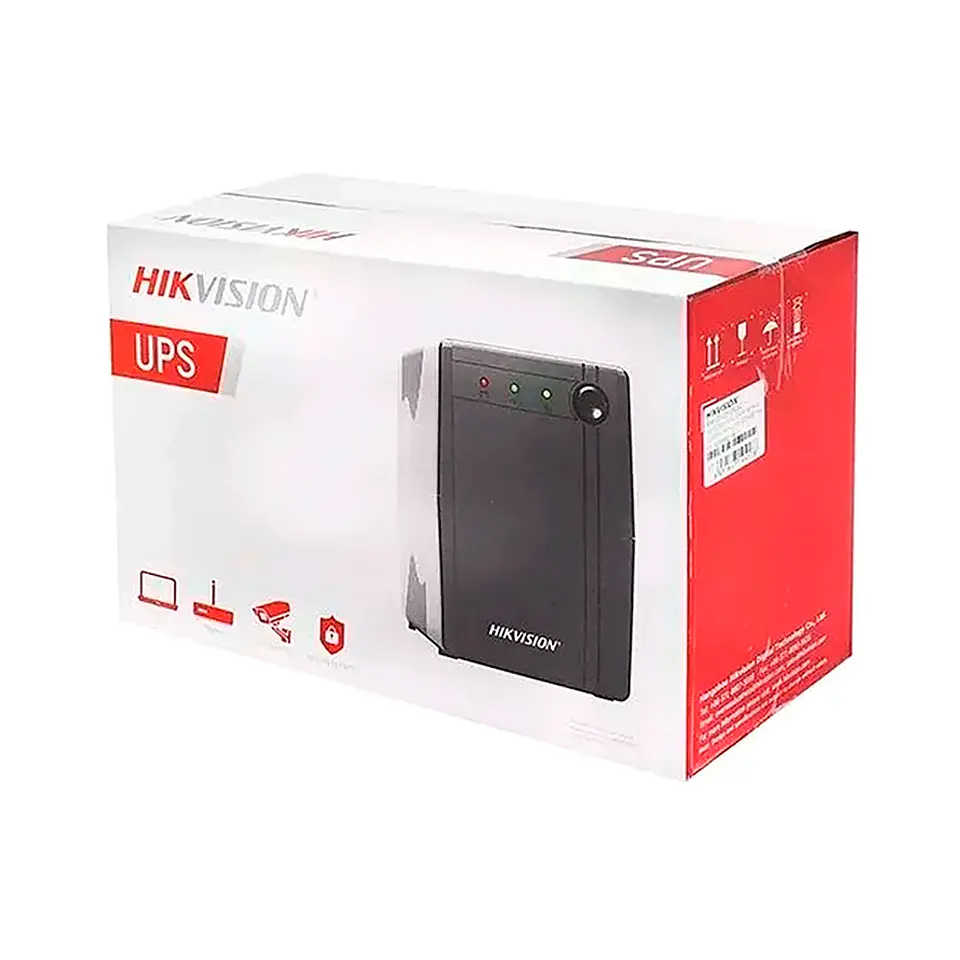 UPS Hikvision DS-UPS600, 4 Tomas 600VA 360 Watts 220V 2