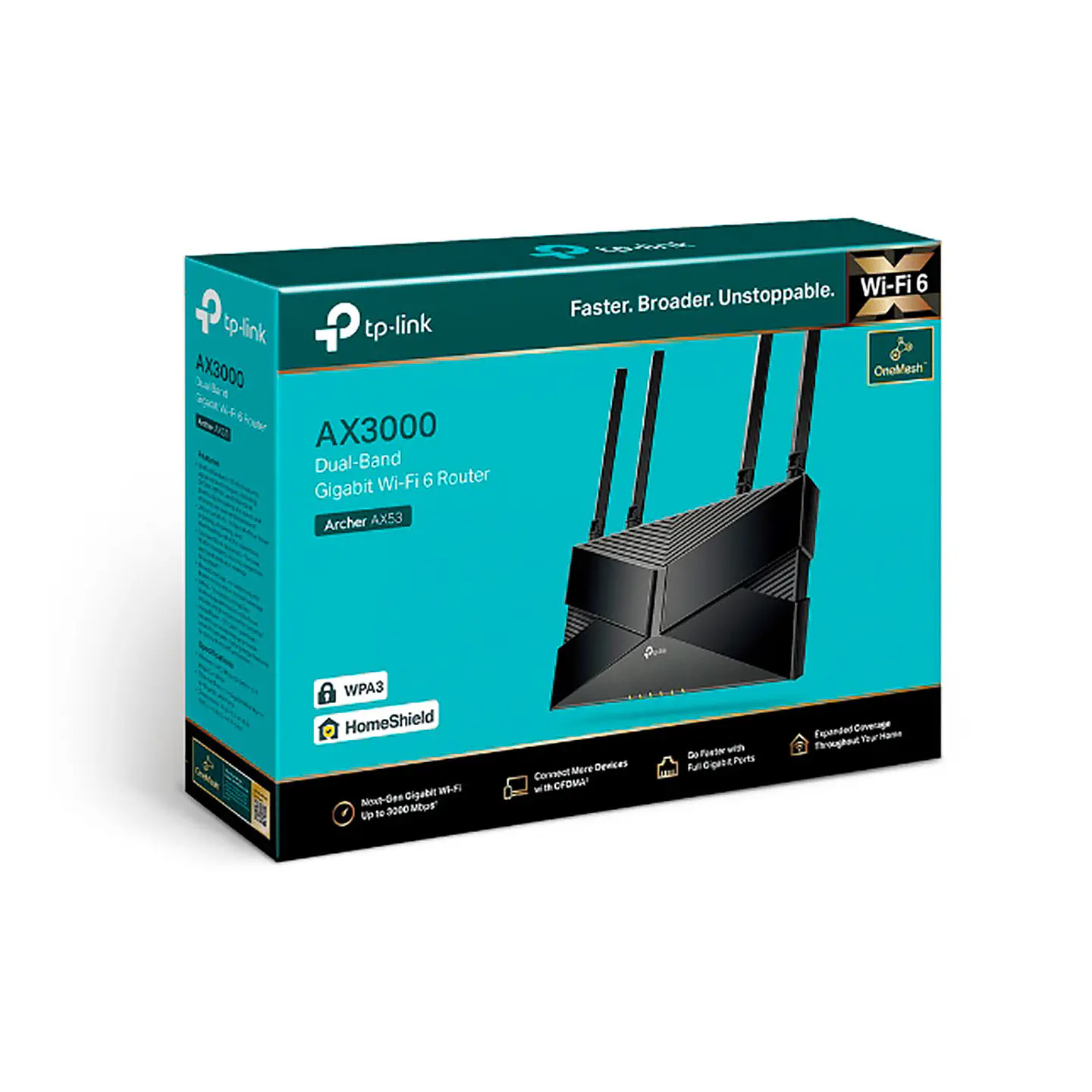 Router Tp Link Archer AX53 Gigabit Wi-Fi 6 AX3000 Dual Band 4