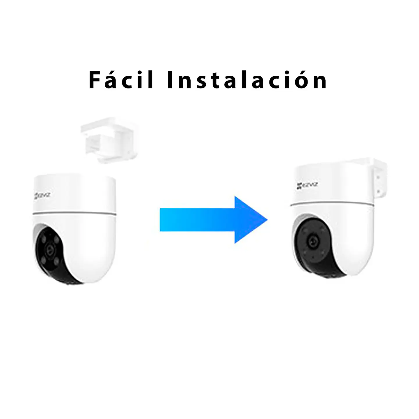Cámara Ezviz IP CS-H8C-R200-1J5WKFL 5MP 3K Exterior Gira 360° Grados 2