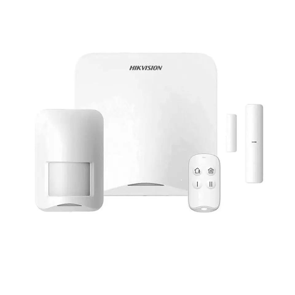 AX Home Hikvision Kit Alarma HK-DS-PA201P-KIT-16WB WiFi 16 Zonas Incluye Panel Pir Mang y Pulsador   1