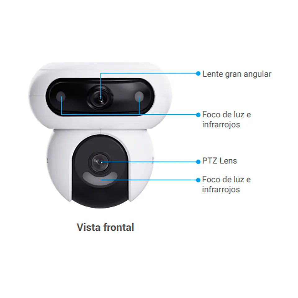 Cámara Ezviz CS-H90-R100-8H44WKFL Lente Dual 8MP WiFi Exterior 2