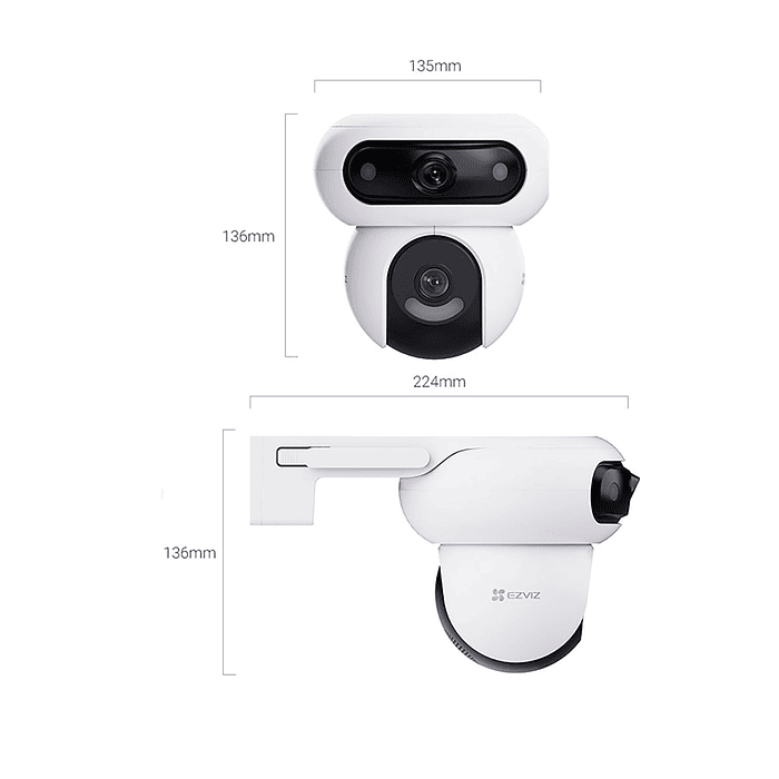 Cámara Ezviz CS-H90-R100-8H44WKFL Lente Dual 8MP WiFi Exterior 5