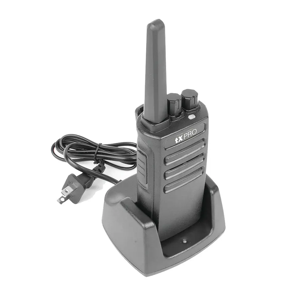 Radio Portátil txPRO TX500 VHF 5W de Potencia 136-174 MHz 16 canales 2500 mAh 5