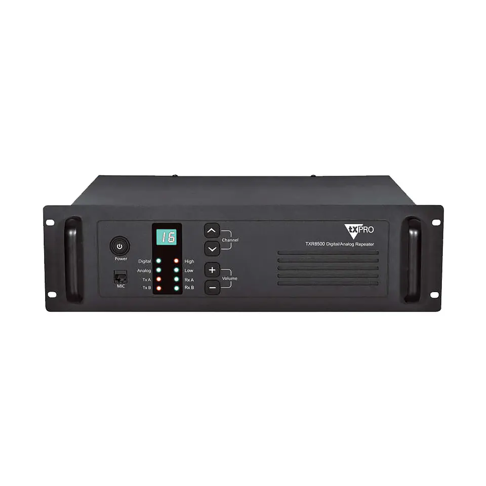 Repetidor txPRO TXR8500V VHF 136-174 MHz 50W DMR Doble Llamada 1