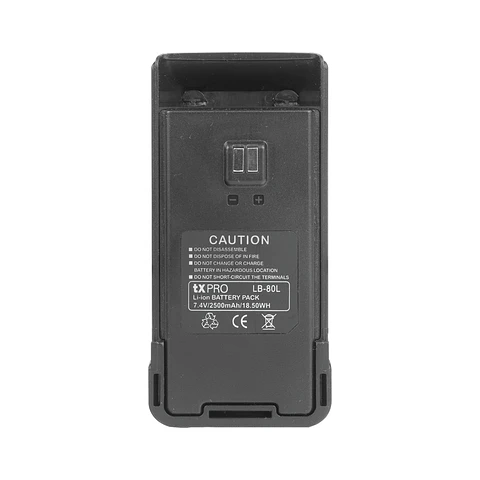 Batería txPRO LB80L 2500 mAh para Radio Portátil TX500 y TX600