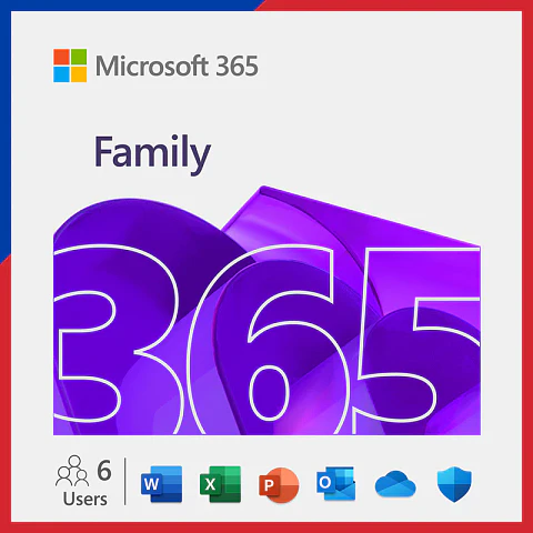 Microsoft 365 Familia + iA Copilot 6 Uusuarios para Windows / MacOS / iOS / Android