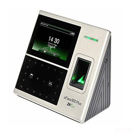 Control acceso y asistencia biométrico ZKTeco uFace800 Plus touch de 4.3", negro y plata