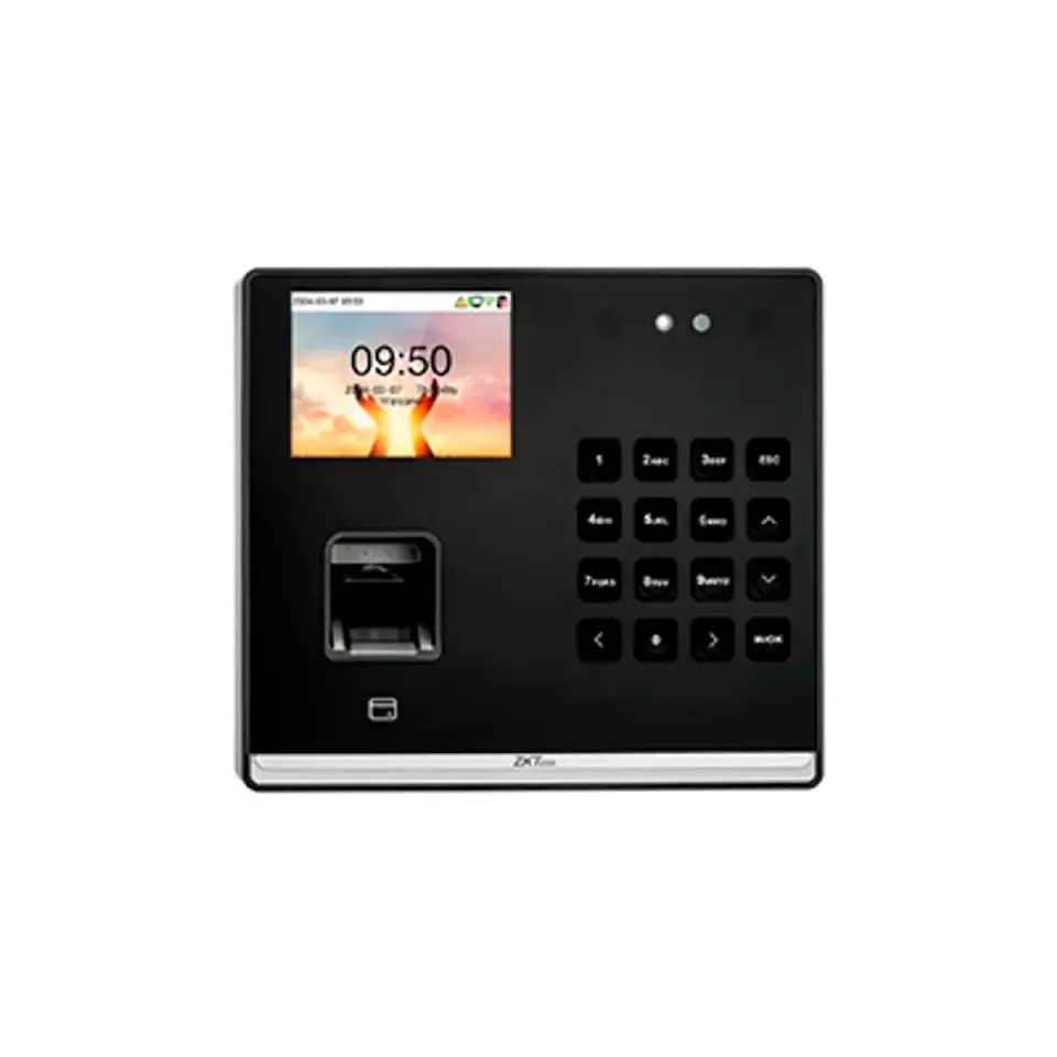 Control de Acceso y Asistencia ZKTeco SenseFace-M2F-LR, Rostro Huella y Tarjeta, Negro 1