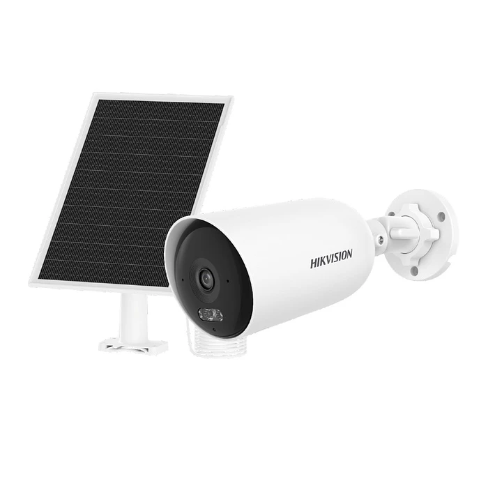 Cámara Hikvision DS-2CFS04/4G, Solar, 4MP, Bateria 9000mAh, Blanco 1