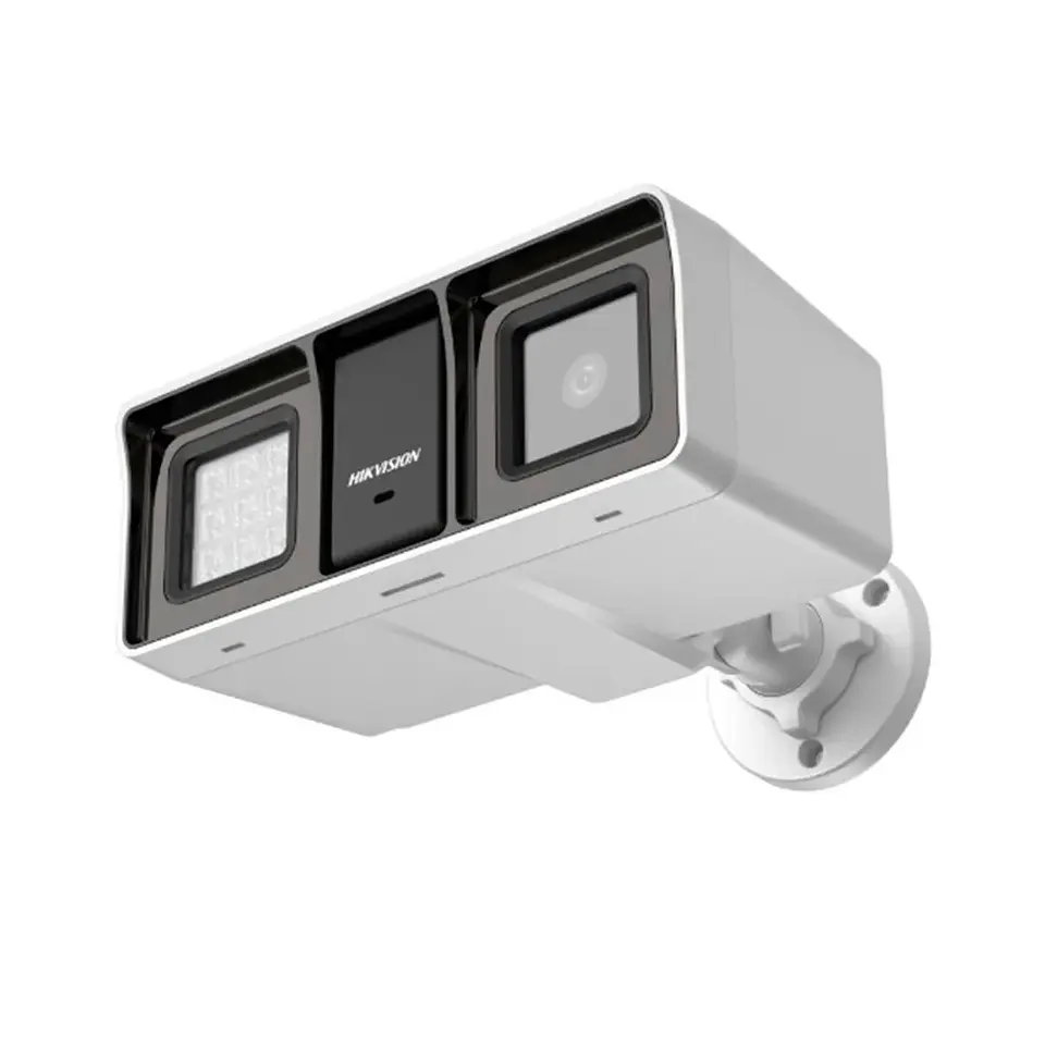 Cámara Bala Hikvision DS2CE18K0T-LFS, 5MP, 3K, Smart Hybrid Light con Audio, Plata 1