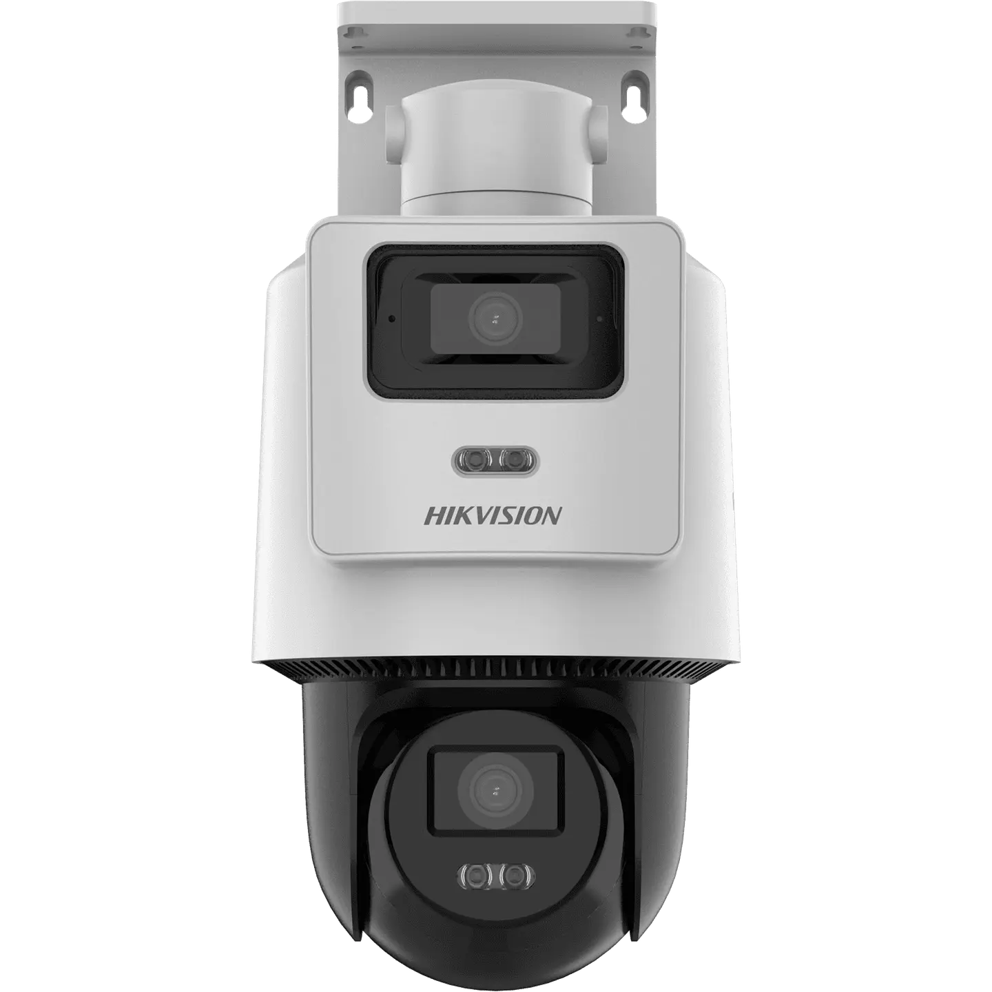 Cámara Hikvision TandemVu DS-2SE2C400MWG-E/14 PT IP PoE 4MP + 4MP, Blanca 1