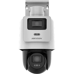 Cámara Hikvision TandemVu DS-2SE2C400MWG-E/14 PT IP PoE 4MP + 4MP, Blanca