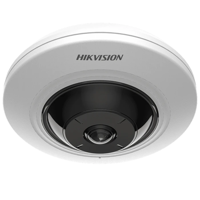 Cámara Ojo de Pez Hikvision DS2CD2955G0-ISU, IP, 5MP, Panorámica 180° / 360°, Blanco 1