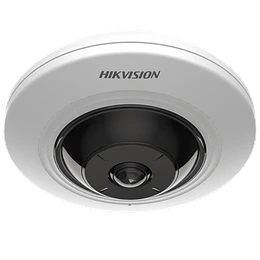 Cámara Ojo de Pez Hikvision DS2CD2955G0-ISU, IP, 5MP, Panorámica 180° / 360°, Blanco