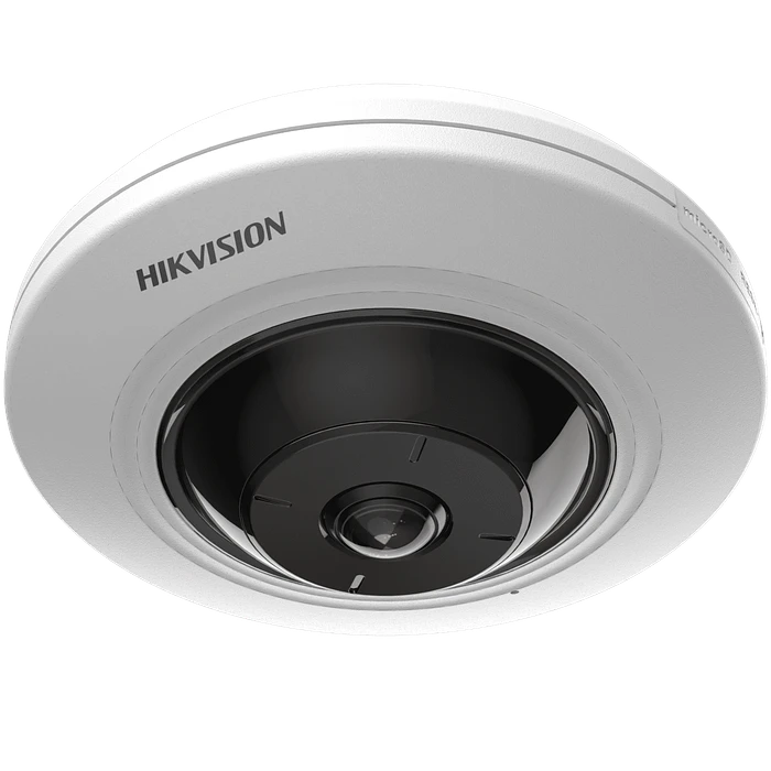 Cámara Ojo de Pez Hikvision DS2CD2955G0-ISU, IP, 5MP, Panorámica 180° / 360°, Blanco 3