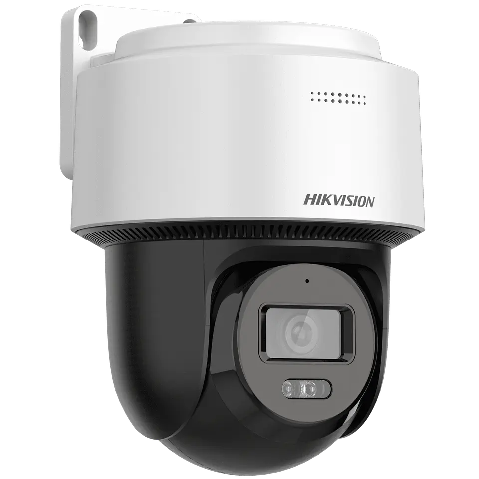 Cámara Domo Hikvision DS2DE2C400MWG-E, IP, 4MP, PT, Exterior, con Audio, IR, 30M, Blanco 2