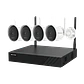 Kit Hikvision NK844WBH, NVR 8 Canales + 4 Cámaras Bullet 4MP EasyLink WiFi 6, Negro/Blanco - thumbnail 1