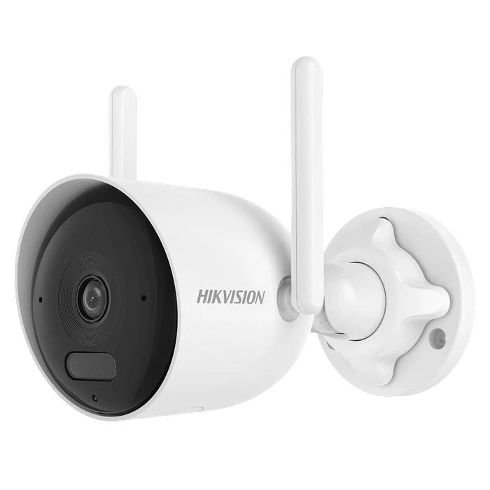 Kit Hikvision NK844WBH, NVR 8 Canales + 4 Cámaras Bullet 4MP EasyLink WiFi 6, Negro/Blanco 2