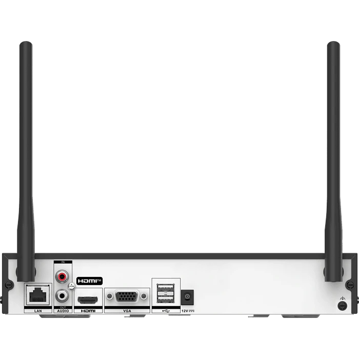 Kit Hikvision NK844WBH, NVR 8 Canales + 4 Cámaras Bullet 4MP EasyLink WiFi 6, Negro/Blanco 5