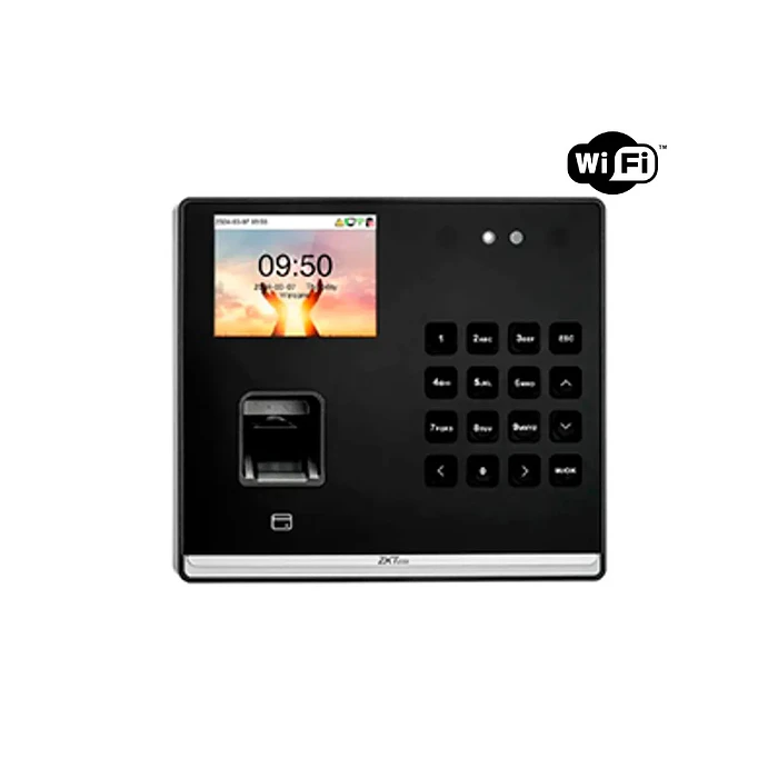 Control de Acceso y Asistencia ZKTeco SenseFace-M2F-LR, Rostro Huella y Tarjeta, Negro 4