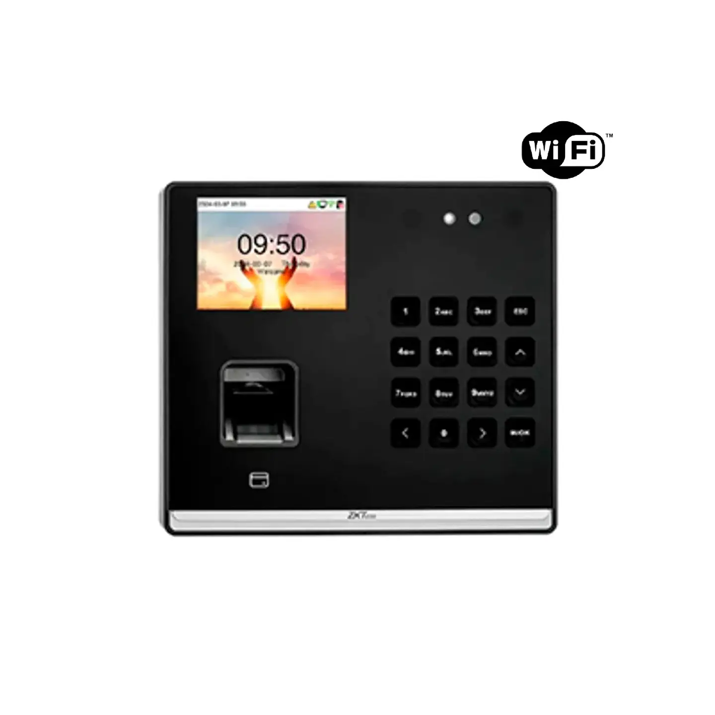 Control de Acceso y Asistencia ZKTeco SenseFace-M2F-LR, Rostro Huella y Tarjeta, Negro 4