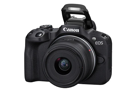 Cámara Canon EOS R50 Mirrorless 18-45mm Color Negro - KIT